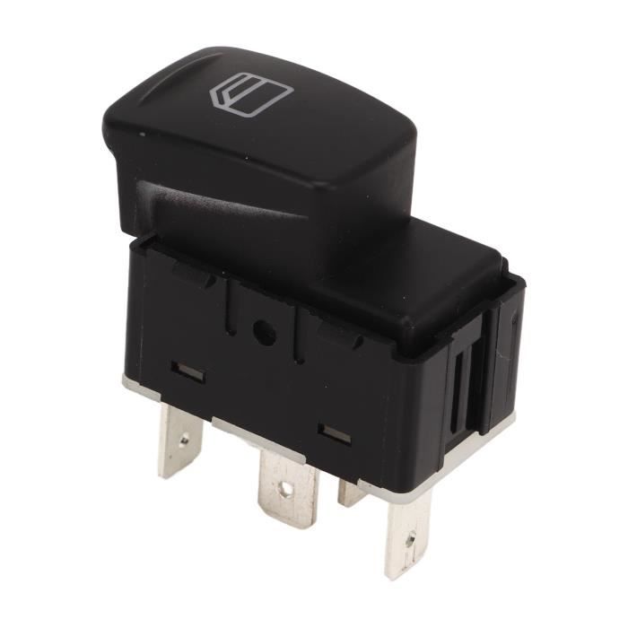 Interrupteur Lève-vitre électrique Principal Pour Opel Astra H, Zafira, Vectra - Référence 935701F370 - Noir