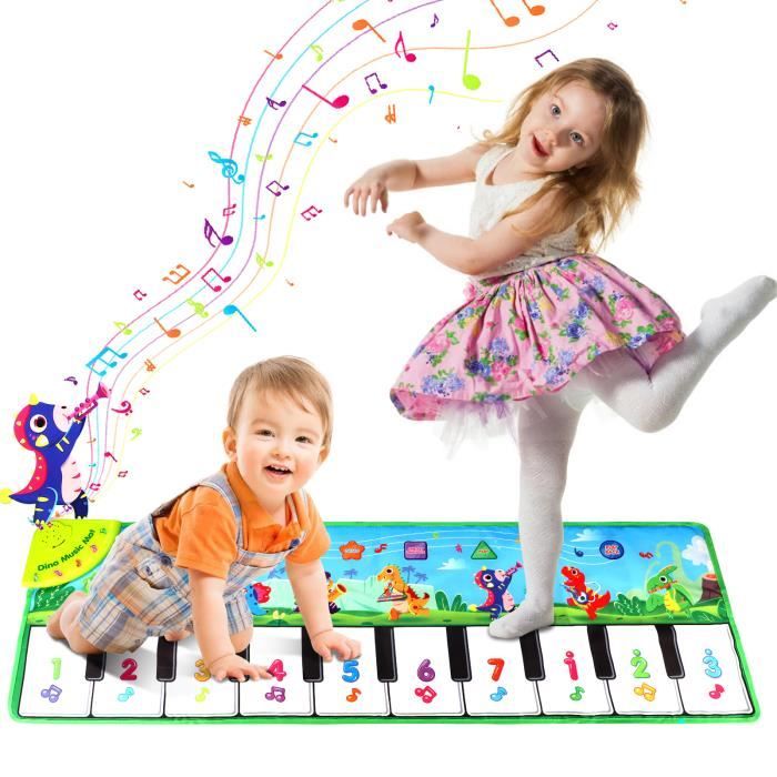 TAPIS DE JEU ENFANT Tapis Musical Tapis Piano Enfant avec 8 Animaux, Tapis  de Danse, Tapis de Jeu Musique, Cadeaux d'anniversaire, - Cdiscount Jeux -  Jouets