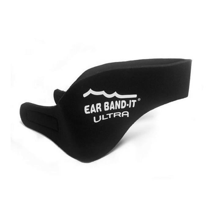 Ear Bandit Ultra Bandeau de natation pour adulte Orange fluo Taille L