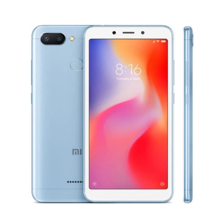 Xiaomi Redmi 6 64GB ROM 4GB RAM Dual Camera Double SIM GSM Débloqué 4G ...