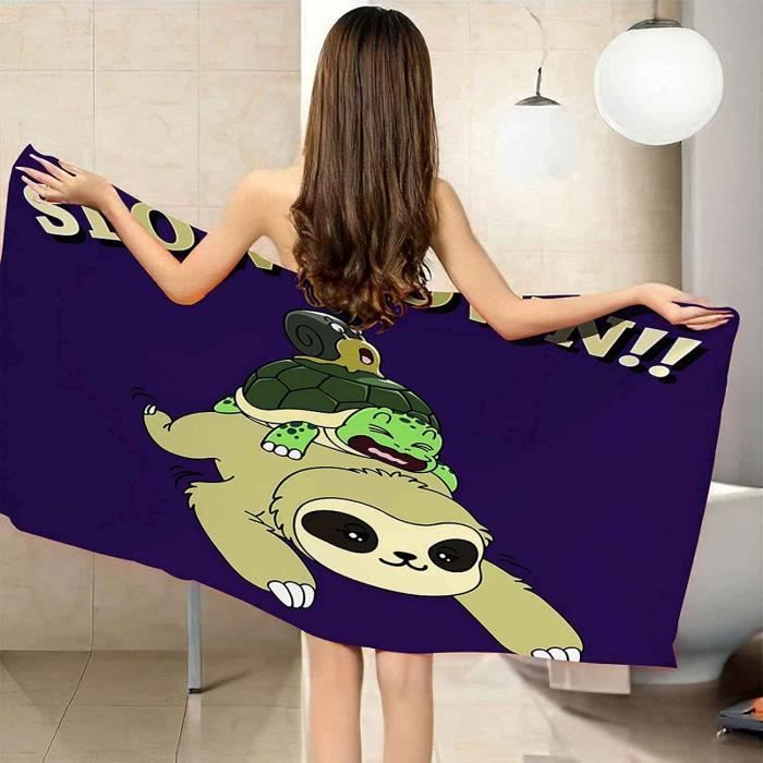 Serviette De Plage Personnalisée Avec Personnage De Dessin Animé Et Nom Accessoire Vacances D'Été Cadeau Anniversaire Pour Femmes - CALLIE