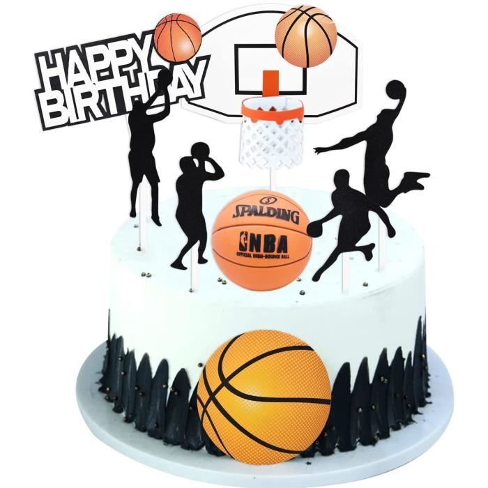 Cake Topper Happy Birthday 8pcs Decorations De Fetes D Anniversaire Kit Deco Gateau Theme Basket Decoration Gateau Toppers Joyeux An Cdiscount Maison