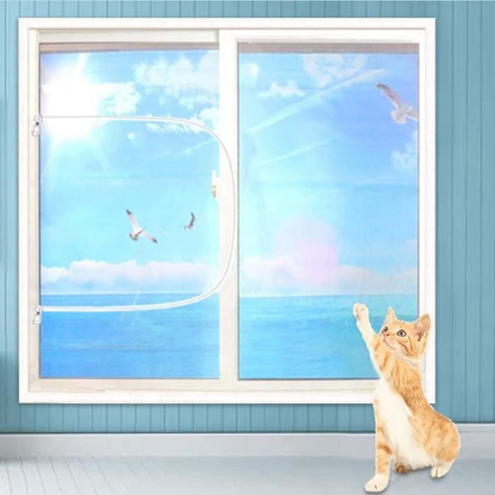 2 Sécurités Fenêtre Enfant Et Chat - Bloqueur Ajustable Sans Perçage Pour Maison
