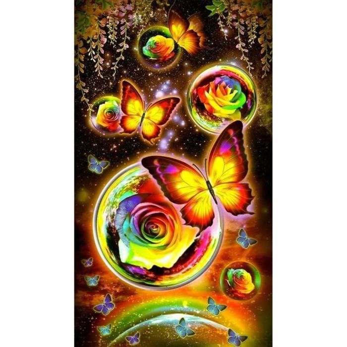 ZHXXFD Diamond Painting Strass Complet 40X60 Broderie Diamant Kit Complet Grand Format Plage De Paysage Naturel - Peinture Diamant 5D Complet Adulte Enfant,B9