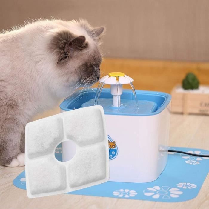 Lot De 12 Filtres Pour Fontaine à Eau Pour Chat MyfatBOSS - Compatible 2.5L