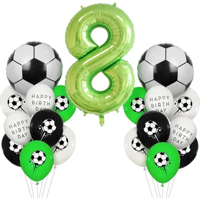 8 ballons gonflables 23 cm joyeux anniversaire 1 an