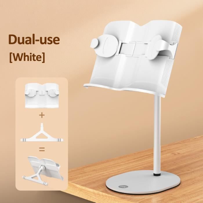 Readaeer Support De Lecture Portable Pliable En Bambou – Idéal Livres De Cuisine, Bureau Et Tablette