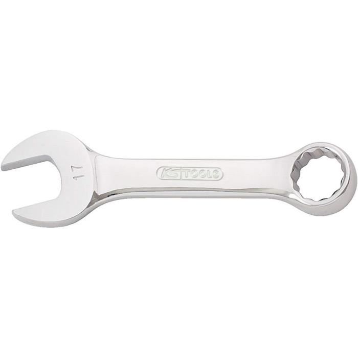 Clé Mixte Ultimate KS Tools 10 Mm – Clé Plate à Cliquet 15° Chrome Vanadium, Finition Satinée, Ultra Robuste Pour Pro