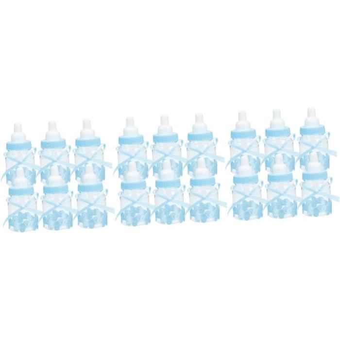 100 Sucettes Acryliques Bébé Bleu Et Rose - Décorations Pour Douche De Bébé, Fêtes, Jeux (1,2x2,1 Cm)