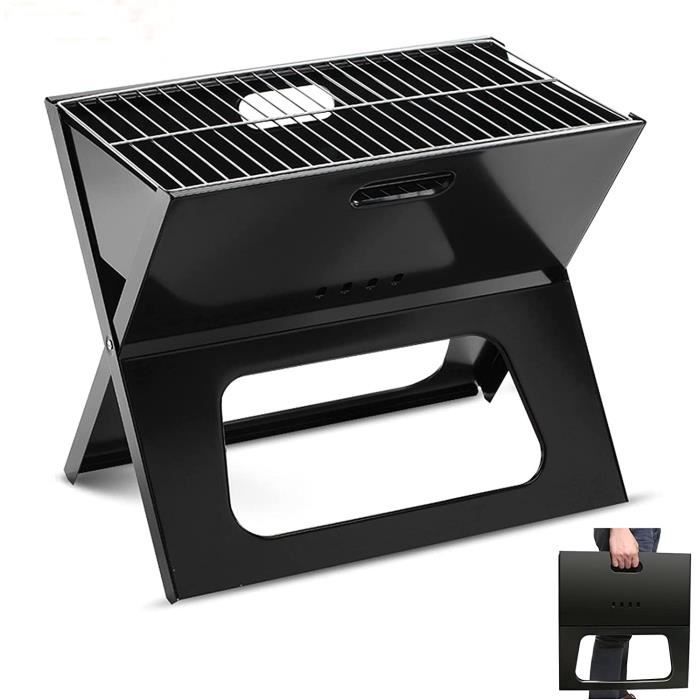 Barbecue Portable U-MISS - Charbon De Bois - Pliable En Acier - Kit Pour Camping - NEUF