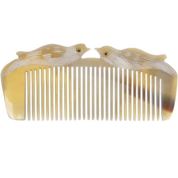 Peigne En Corne Véritable Fabriqué En France - Pliable - Antistatique - Fait Main