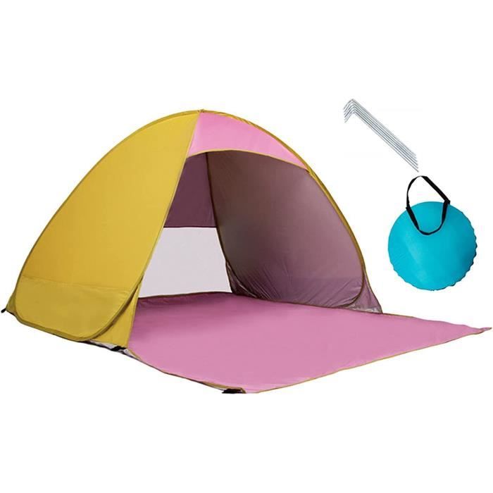 Tente De Pêche Instantanée Portable – Ouverture Automatique, Protection UV, Fenêtres Et Portes – Pour Plage, Camping, Randonnée