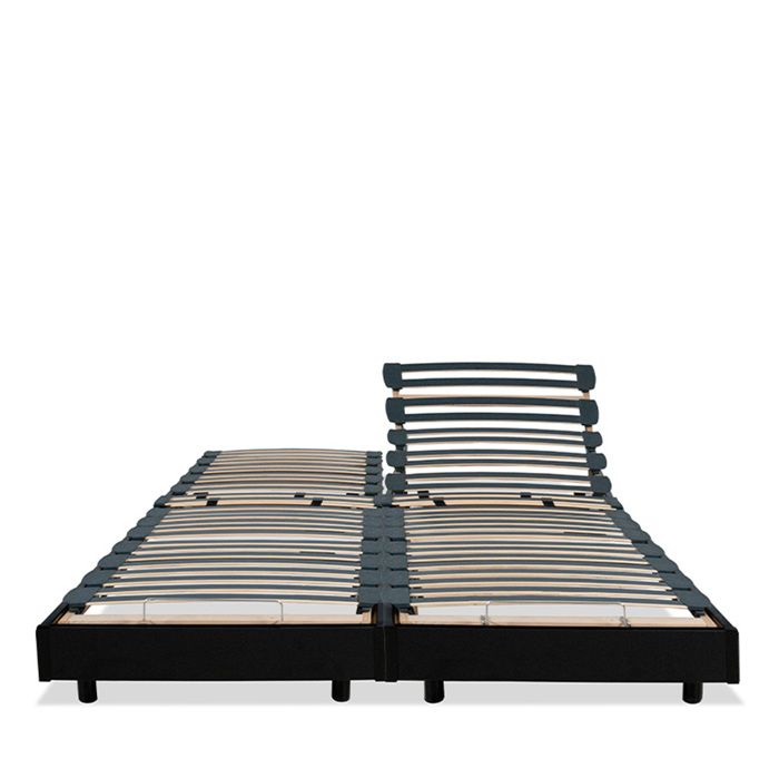 Jeu de 2 sommiers électriques Flex 90x200 cm - Lattes - Fabriqué en France - 2x90x200 cm Jeu de 2 sommiers électriques Flex 90x200 cm - Lattes - Fabriqué en France - 2x90x200 cm