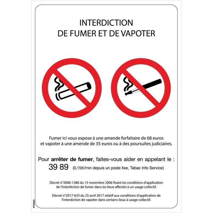 Panneau Interdiction De Fumer Et Vapoter Pvc Signalisation De Securite Ref Ifuvaa4 Cdiscount Bricolage Panneau Interdiction De Fumer Et Vapoter Pvc Signalisation De Securite Ref Ifuvaa4 Cdiscount Bricolage