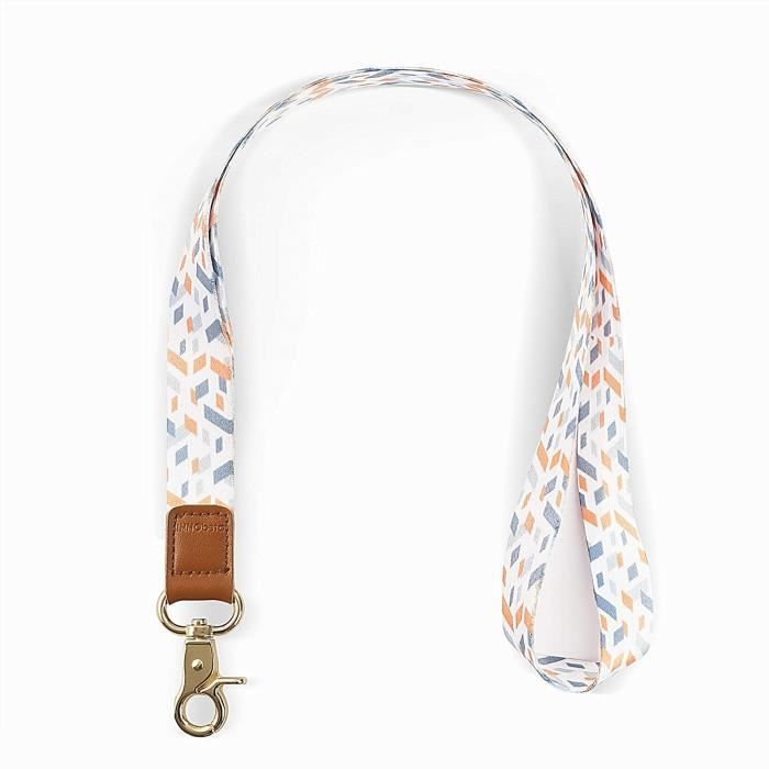 Lanière De Portage Pour Badge, Clés, USB – Imprimée Recto-Verso, Longueur 18 Pouces | Confortable Et Résistante (Style 53)