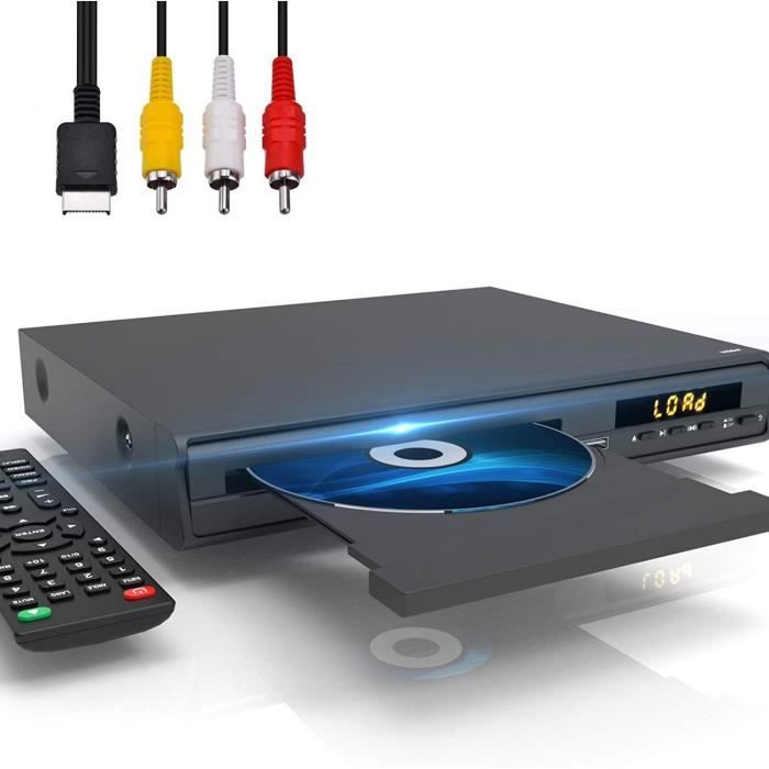 Maite Lecteur DVD multi-region pour TV, port HDMI AV, entree USB, micro, systeme NTSC/PAL, telecommande, televiseur compact e