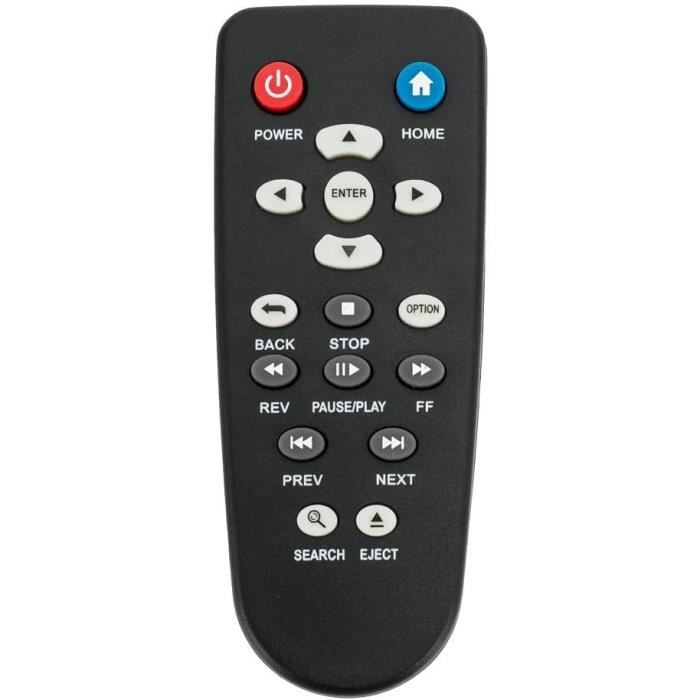 Télécommande De Remplacement VINABTY Pour Lecteur Western Digital WD TV Live Plus Et Autres Modèles