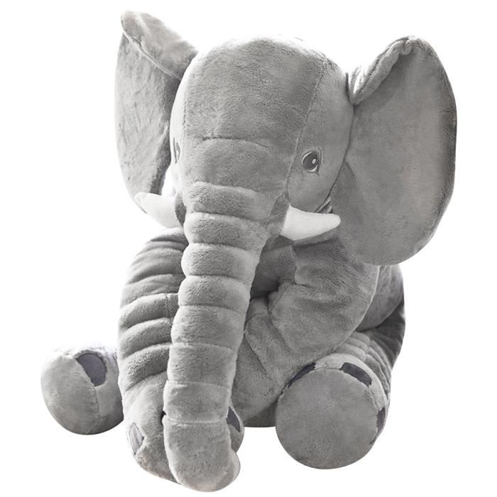 60cm Mignon Gris Elephant Oreiller En Jouets De Sommeil Coussin Elephant Dormir Farcies Peluche Oreillers Pour Bebe D Enfants Cdiscount Puericulture Eveil Bebe