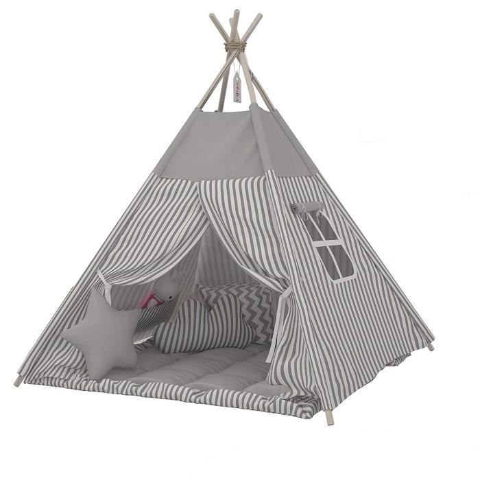 Elfique New Tipi Table De Jardin Double Couche Avec Couverture Achat Vente Tente Tunnel D Activite Cdiscount