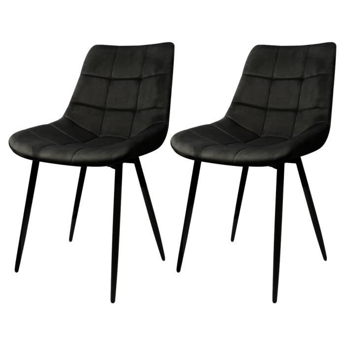 YYIXING®CHAISES SALLE À MANGER/CHAISE DE CUISINE POUR SALLE À MANGER SALON CUISINE BUREAU LOT DE 2