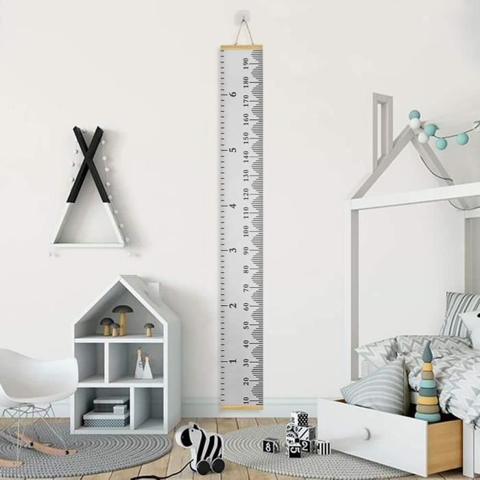 Miroir Puzzle Mesureur LUFEIS - Tableau De Croissance Enfant Avec Autocollants 70-185 Cm - Déco Chambre Fun