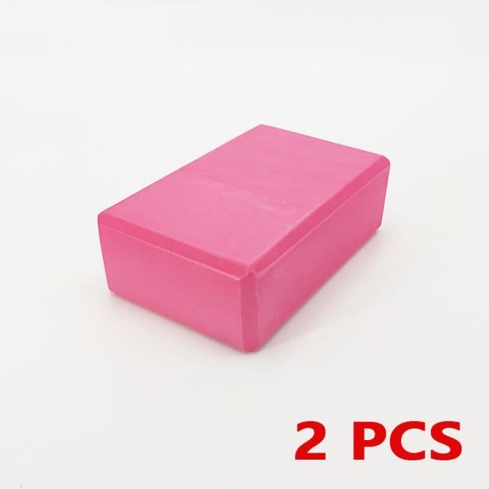 Lot De 10 Blocs De Yoga En Mousse EVA Haute Densité - 23x15x7.6 Cm - Noir
