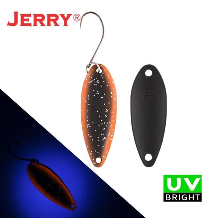 Pêche,leurre en métal ultraléger avec hameçon unique,pour la pêche à la  truite,spinnerbait,3g,4.5g - Type black orange-UV - 3g - Cdiscount Sport