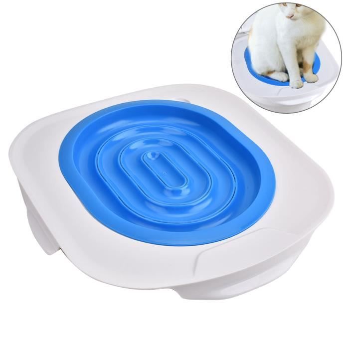 Toilette Pour Chat Dispositif De Formation Pour Toilettes Avec Anneau De Toilette Siege De Toilette En Plastique Pour Animaux Cdiscount