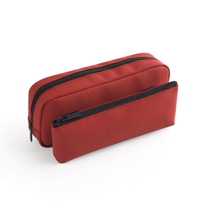 Boîte à Crayons Métallique Rectangulaire - Étui Simple Gris 20.5x6x2 Cm - Fournitures Scolaires, Bureau - 4
