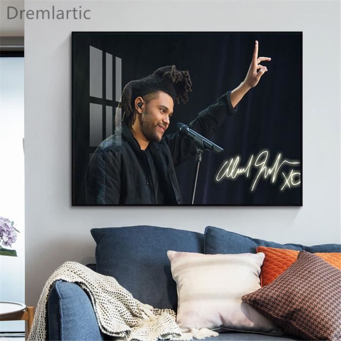 Moderne Impression Sur Toile Huile Peinture Portrait Femme Image F 555811