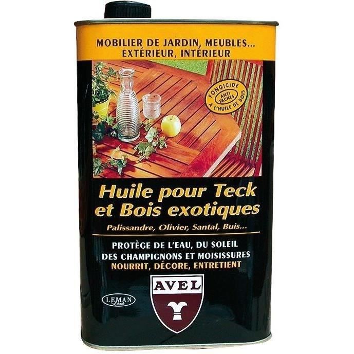 Huile protectrice - teck, bois exotique - 1 L
