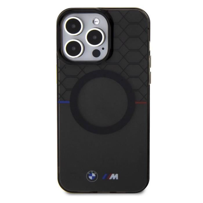 Coque de Protection - BMW - iPhone 13 Pro Max - Motif Imprimé IML - Noir - Compatible MagSafe