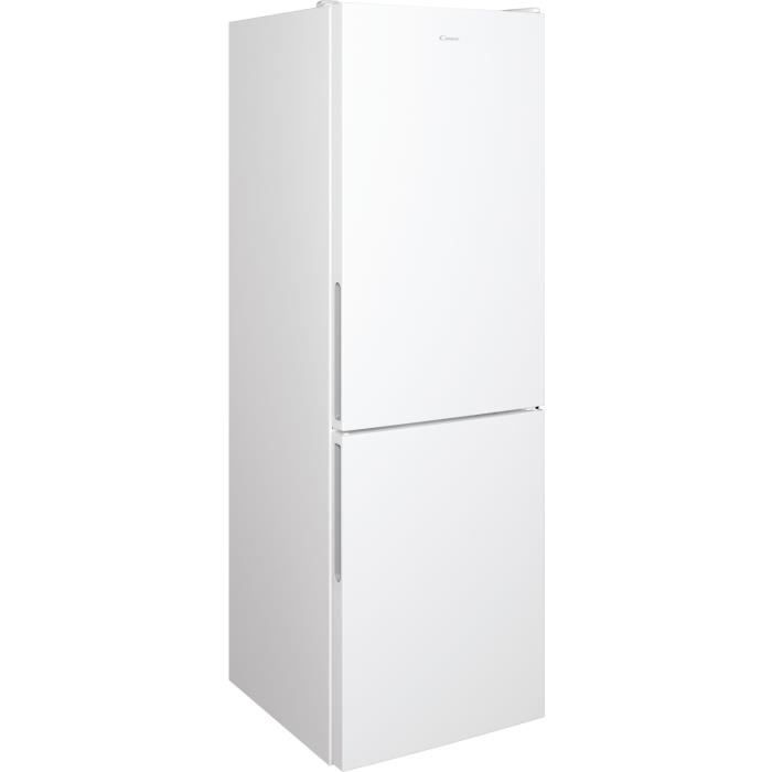 Réfrigérateur Combiné - CANDY - 2D 60 Good CCE3T618EW - Classe E - 341 L - 185 x 59,5 x 65,8 cm - Bl