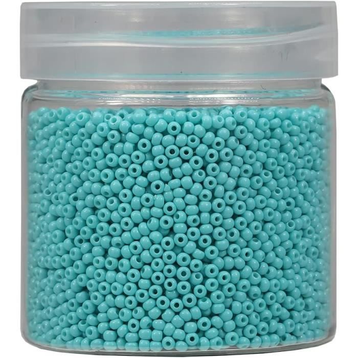 20 g de perles de rocaille de 2 mm coloris vert