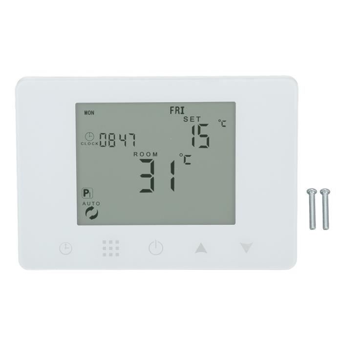 Acheter Régulateur De Température Numérique Prise De Courant Prise Ue Thermostat Avec Minuterie Interrupteur Capteur Sonde Chauffage Refroidissement