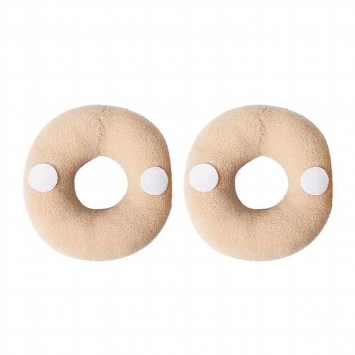 Lot De 2 Housses Satin Pour Coussin D'allaitement - Ultra Douce, Compatible Boppy - Gris Et Rose