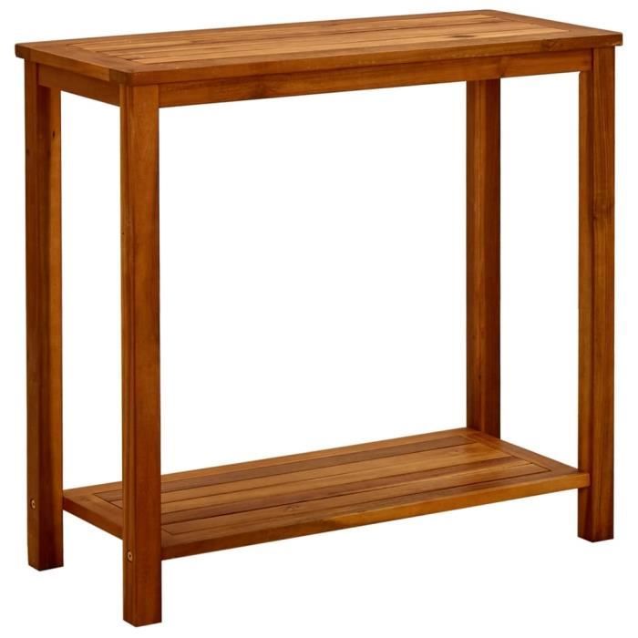 Console D'entrée En Bois De Manguier Peint à La Main - 80x35x75 Cm (neuf)