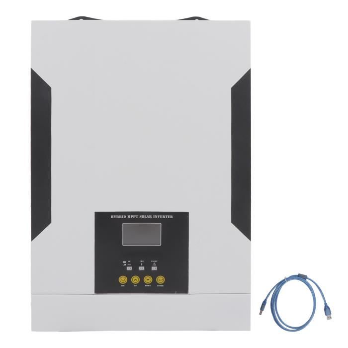 Onduleur Hybride Solaire 3000W 24V – Pur Sinus Avec Régulateur MPPT 80A – Pour Batteries Plomb Ou Lithium