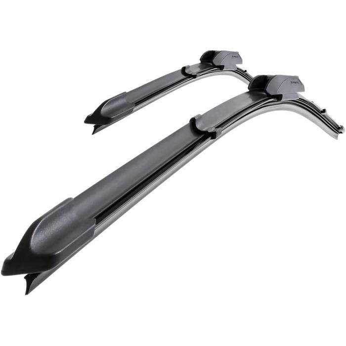Balais D'essuie-glace Pour Fiat Ducato II (1994-2006) - Kit 2 Balais 560 Mm, Caoutchouc Graphite, Résine Polyester Résistante