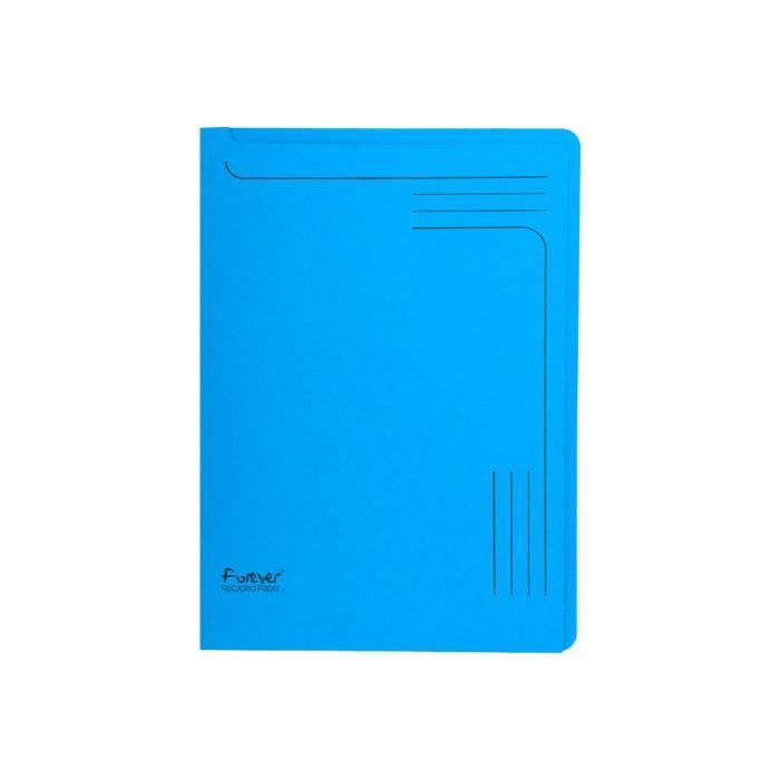 Import Royaume Uni Esselte Réf 60834 Lot de 25 Chemise coin Plastique Bleu A4 