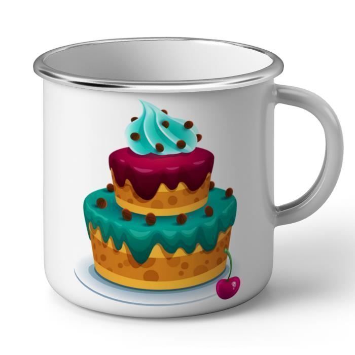 Mug En Metal Emaille Dessin Gateau D Anniversaire Gourmandise Enfant Cdiscount Puericulture Eveil Bebe Mug En Metal Emaille Dessin Gateau D Anniversaire Gourmandise Enfant Cdiscount Puericulture Eveil Bebe