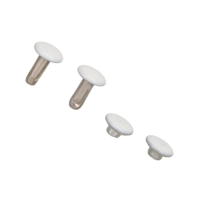 My Belt Lot De 100 Rivets Creux Pour Cuir, Rivets En Cuir 6 Mm Or Rose