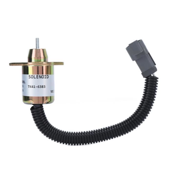 Solénoïde D'Arrêt De Carburant Woodward 1503ES-12S5SUC5S - Électrovanne 12V Pour Moteur Diesel
