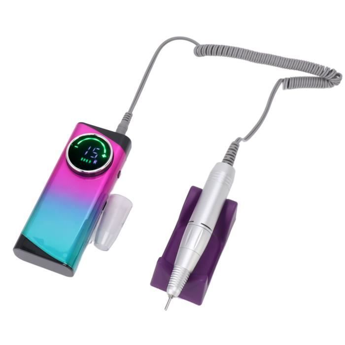 Ponceuse électrique Pour Ongles USB Portable - 9W, Batterie, Avec Tampons Et Limes, Couleur Au Choix