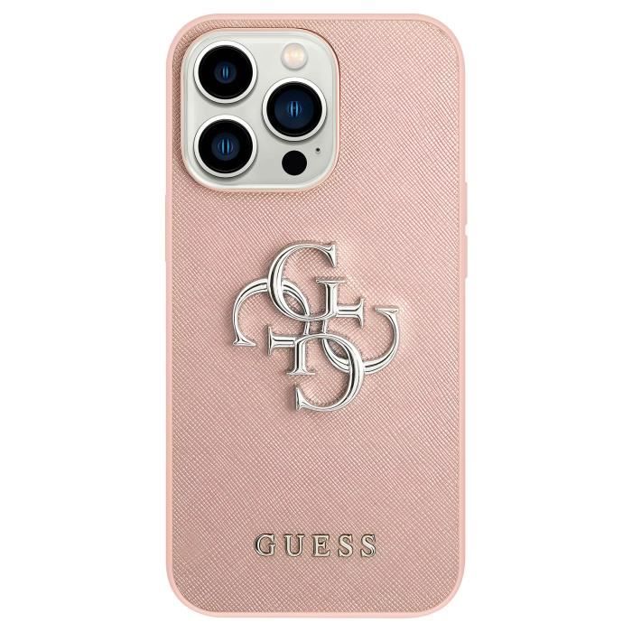 Coque pour iPhone 13 Pro Saffiano Antichoc Guess - vue 2