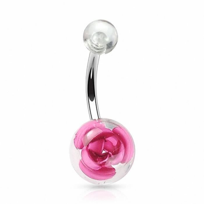Piercing Nombril Rose Dans Une Boule Acrylique Rose Cdiscount Au Quotidien Piercing Nombril Rose Dans Une Boule Acrylique Rose Cdiscount Au Quotidien