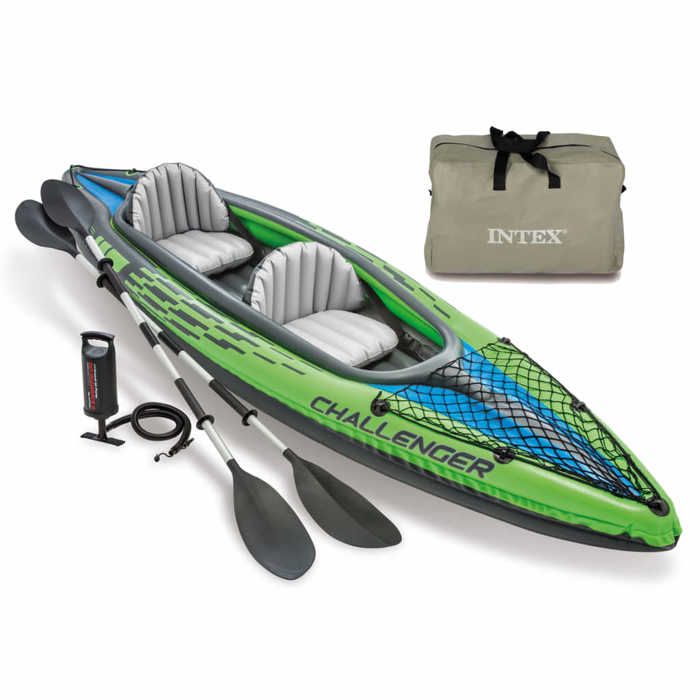 Kayak gonflable INTEX Challenger K2 - 2 places - Vert