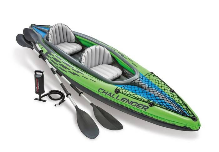 Kayak gonflable INTEX Challenger K2 - 2 places - Vert