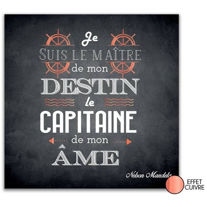 Toile Ardoise Citations Noir Je Suis Le Maitre De Mon Destin Mandela 40x40 Cm Q4806 Achat Vente Tableau Toile Cdiscount Toile Ardoise Citations Noir Je Suis Le Maitre De Mon Destin Mandela 40x40 Cm Q4806 Achat Vente Tableau Toile Cdiscount