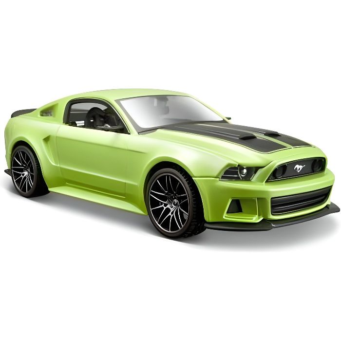 Véhicule miniature - MAISTO - Mustang Street Racer - 2014 - Echelle 1/24 - Vert